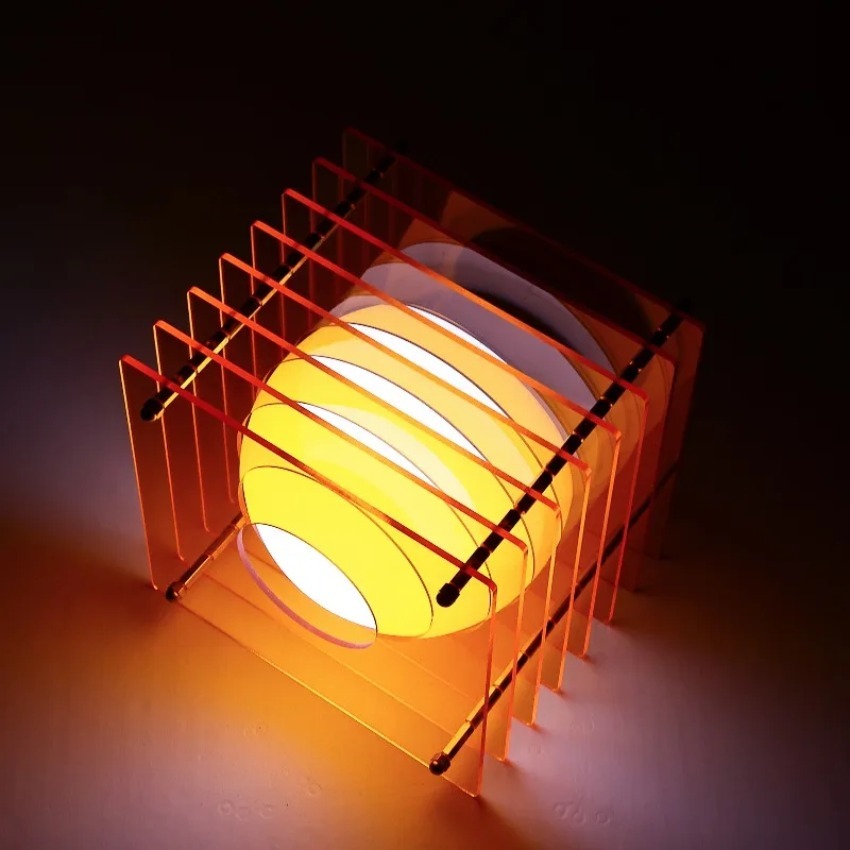 Home Decor Inspo - DIY Moon Lamp Acrylic Thousand Layer