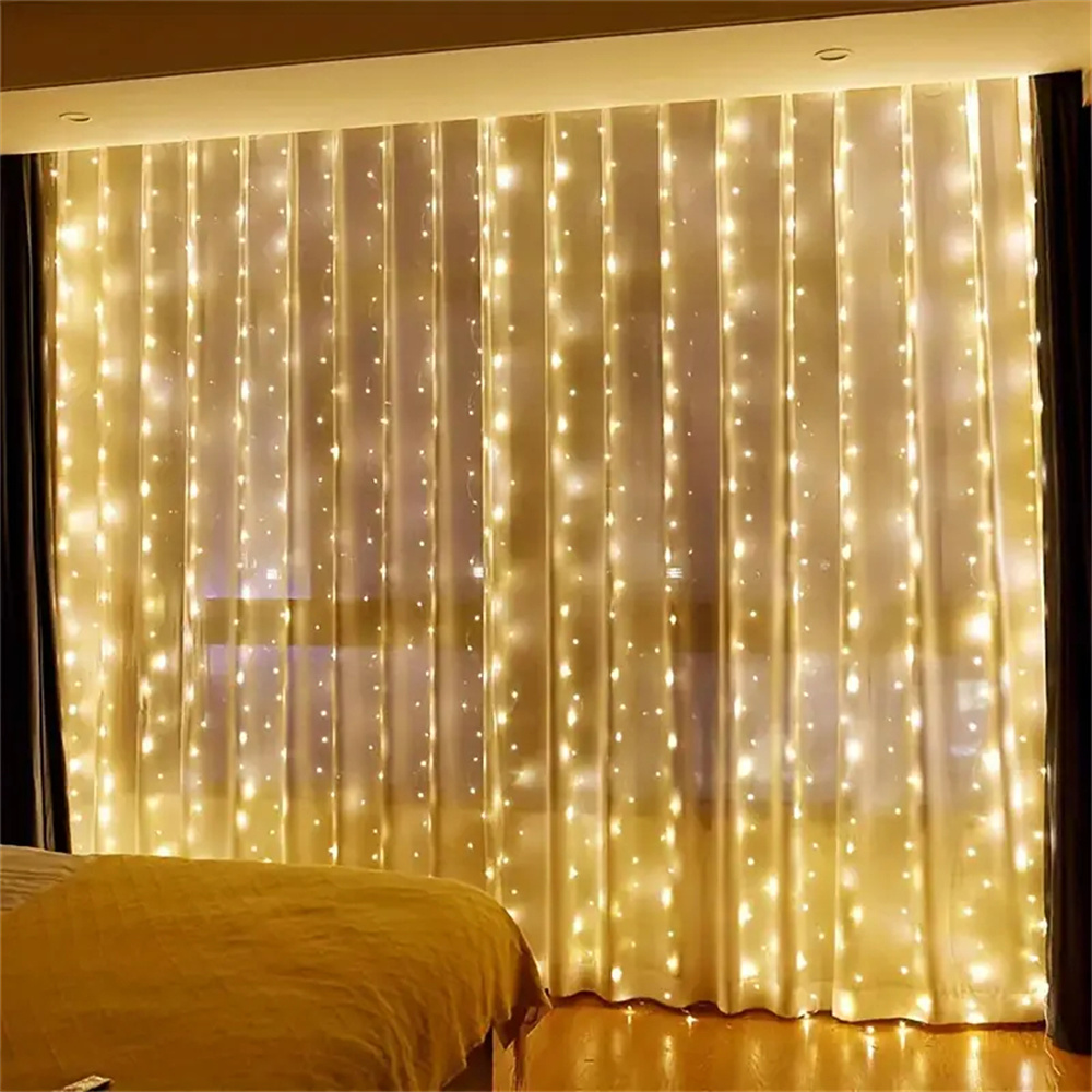 3/6m Curtain LED String Lights - đánh giá và giá Fairy Lights Bedroom