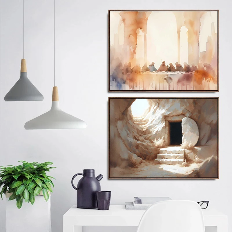 1pc frameless,Walking on Water - đánh giá và giá Home Decor Jesus