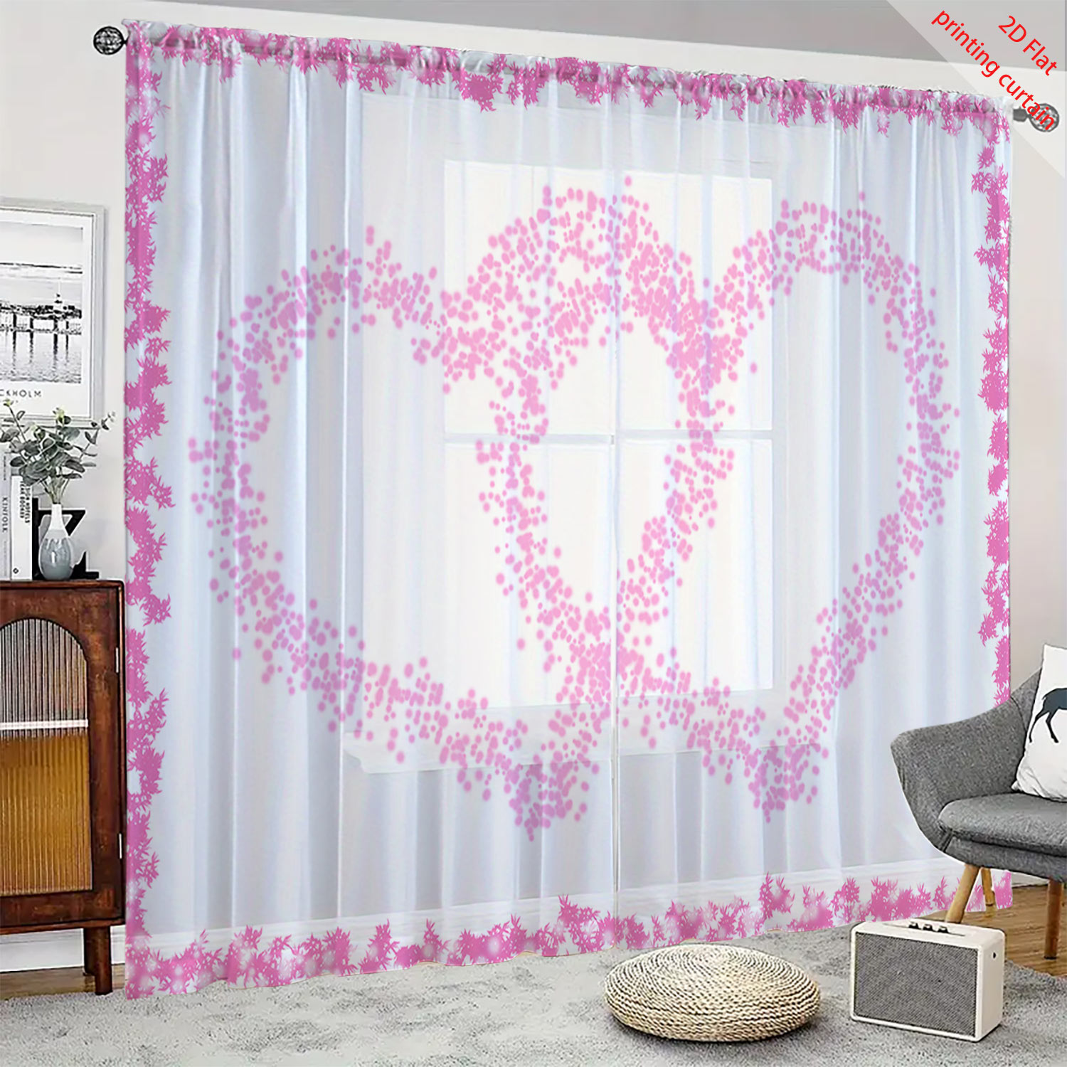 Heart Shaped Printed Transpare - đánh giá và giá Home Decor Youtube