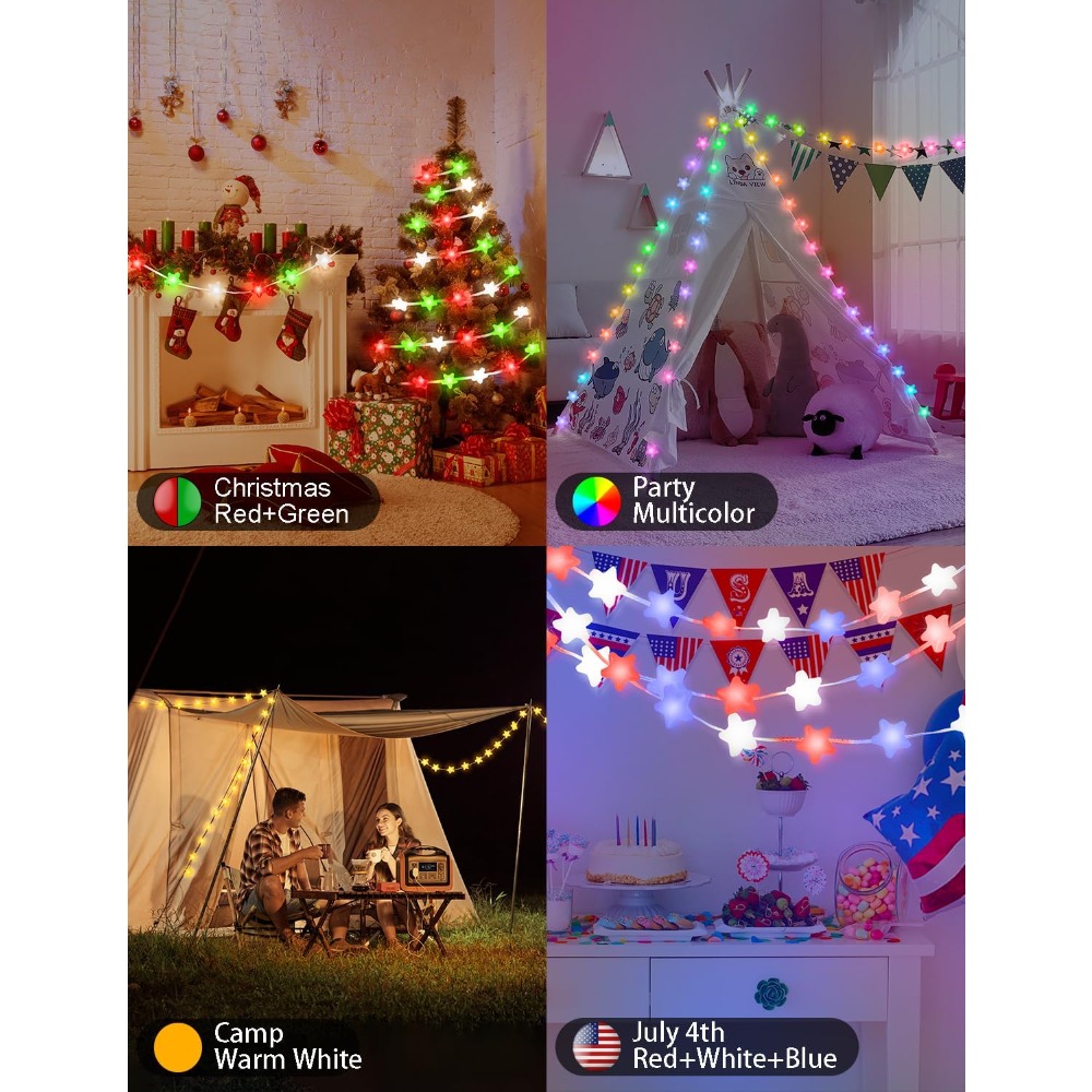 Smart Star Fairy Lights 33Ft 6 - đánh giá và giá Fairy Lights Bedroom