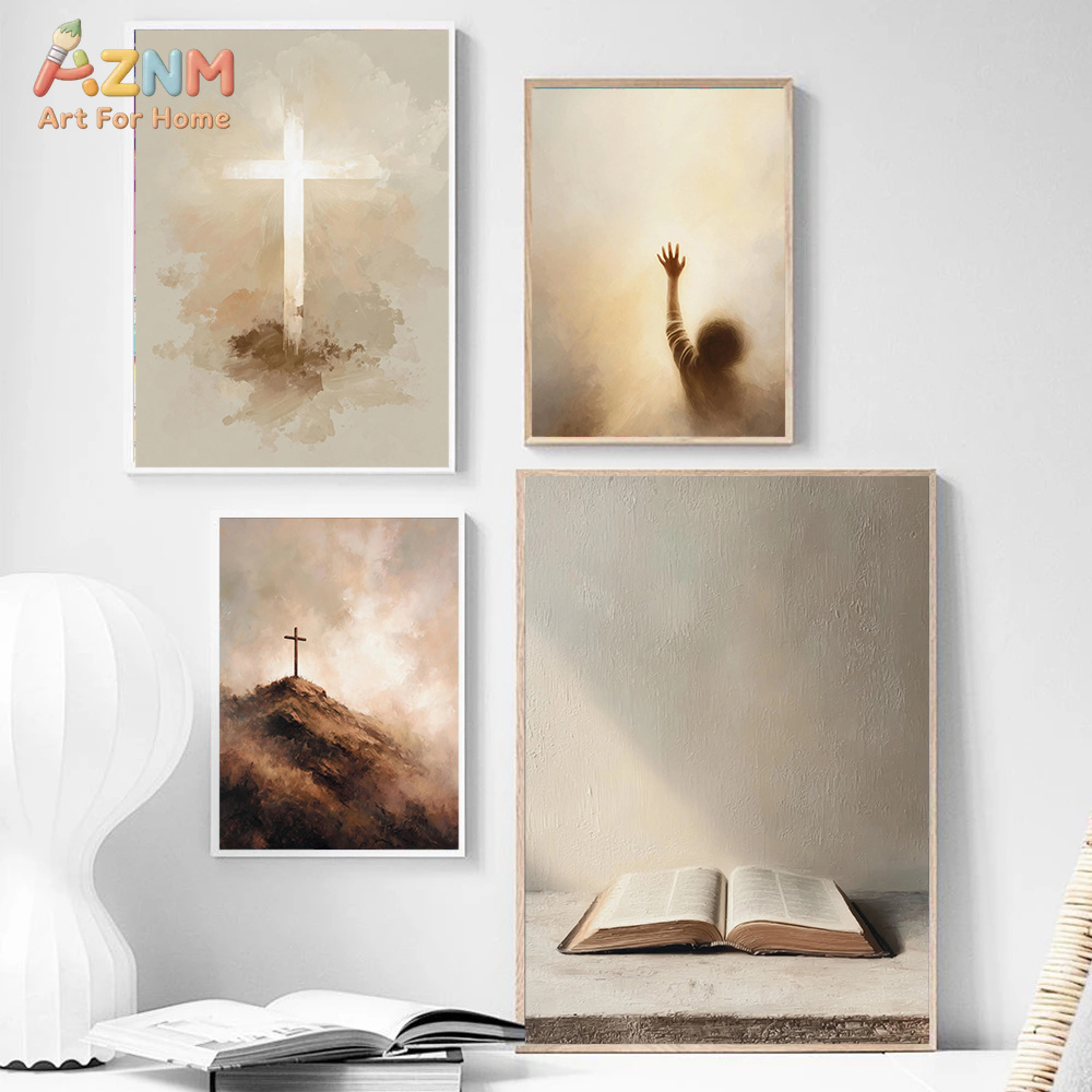 AZNM Neutral Christian Cross C - đánh giá và giá Home Decor Jesus