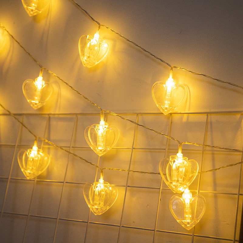Heart Shape String Lights, War - đánh giá và giá Fairy Lights Bedroom
