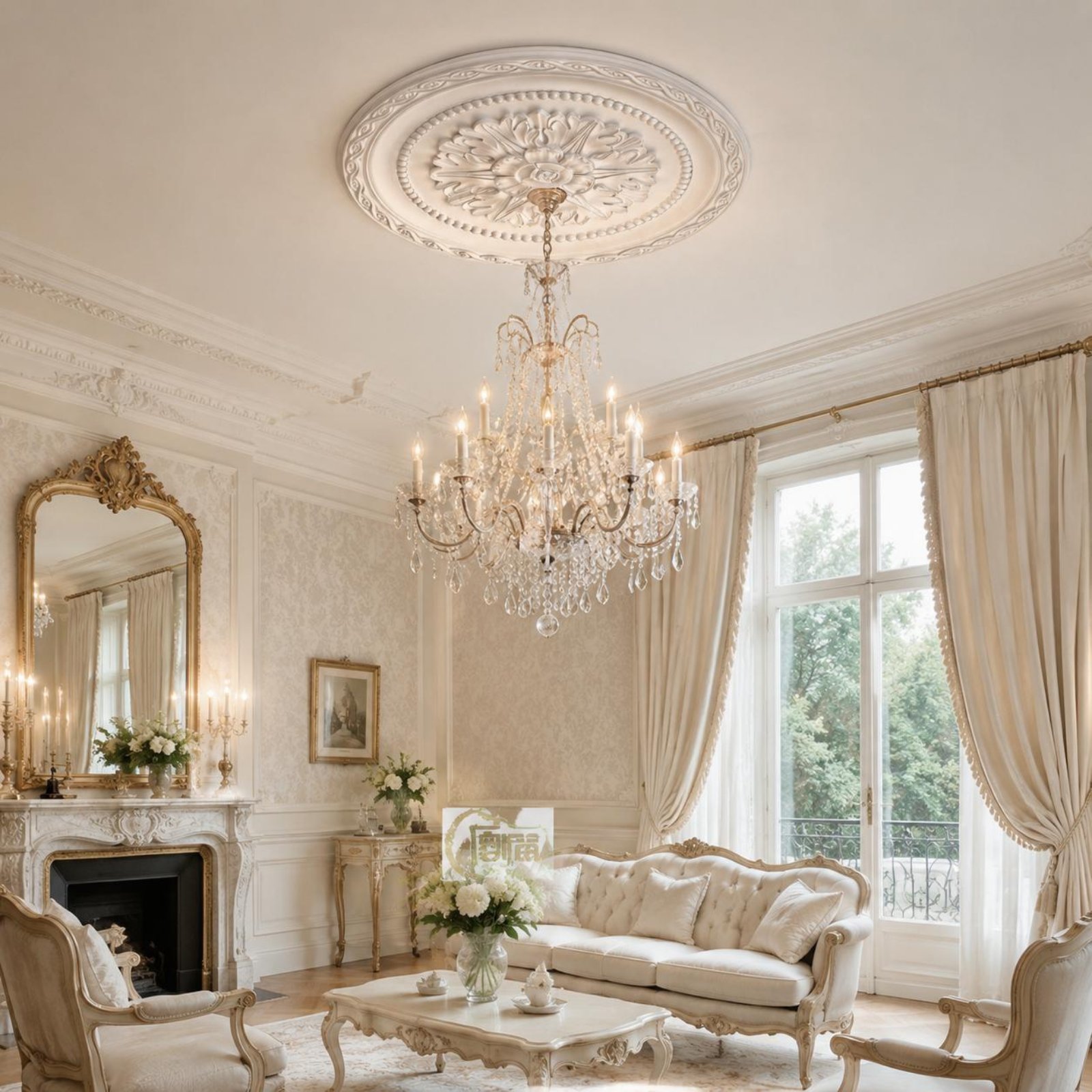Ceiling Medallion European Des - đánh giá và giá Home Decor Design