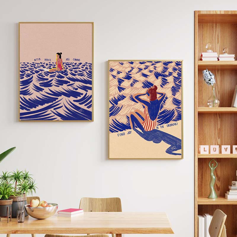 Nordic Minimalistic Art Surfin - đánh giá và giá Home Decor Youtube