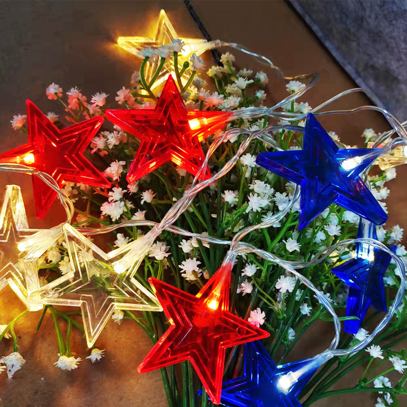 3Color Star LED String Lights  - đánh giá và giá Fairy Lights Bedroom
