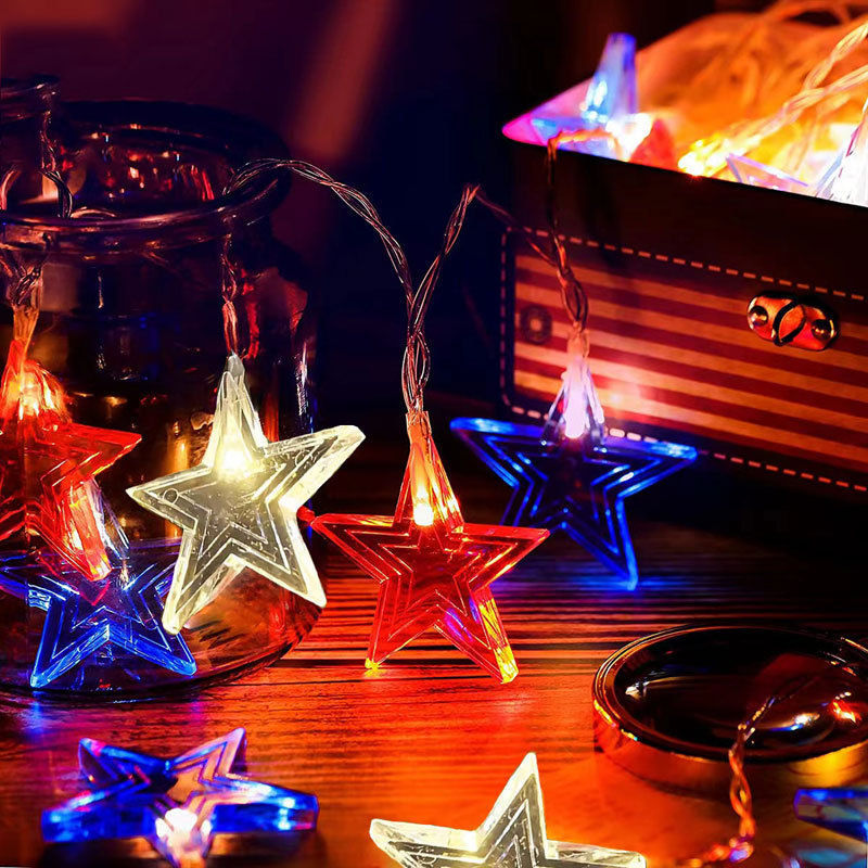 3Color Star LED String Lights  - đánh giá và giá Fairy Lights Bedroom