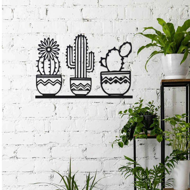 Rustic Cactus Metal Wall Decor - đánh giá và giá Home Decor Garden Ideas
