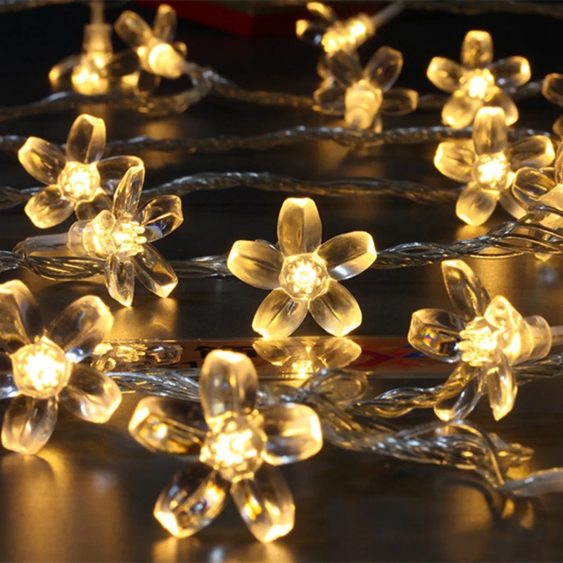 1PC Cherry Blossom Flower Fair - đánh giá và giá Fairy Lights Bedroom