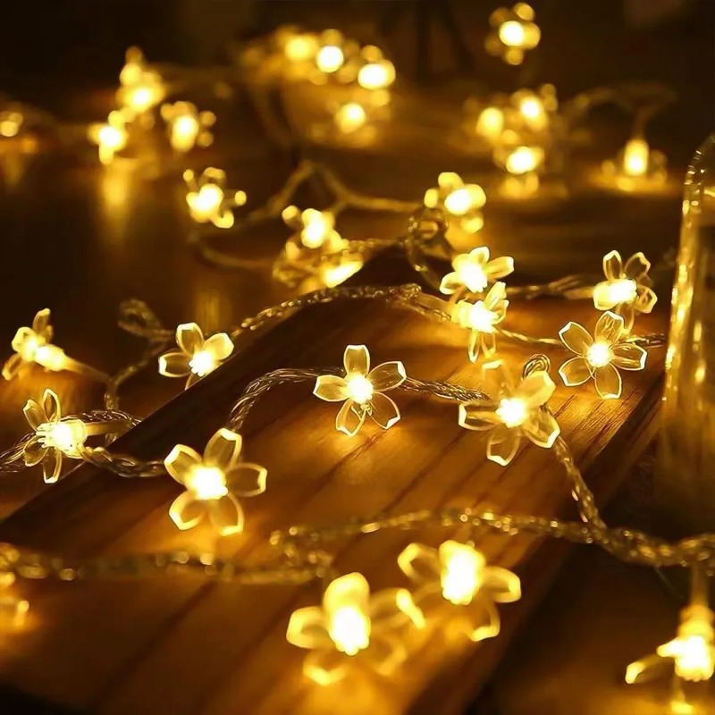 1PC Cherry Blossom Flower Fair - đánh giá và giá Fairy Lights Bedroom