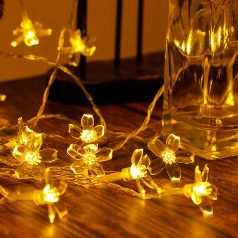 1PC Cherry Blossom Flower Fair - đánh giá và giá Fairy Lights Bedroom