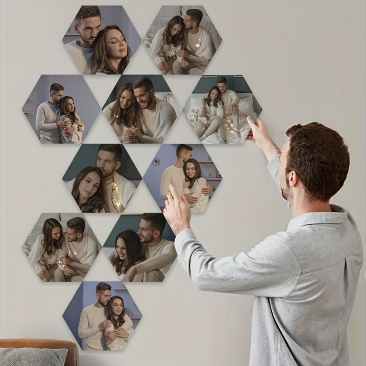 Custom Wall Decor — Modern Hex - đánh giá và giá Home Decor Inspo