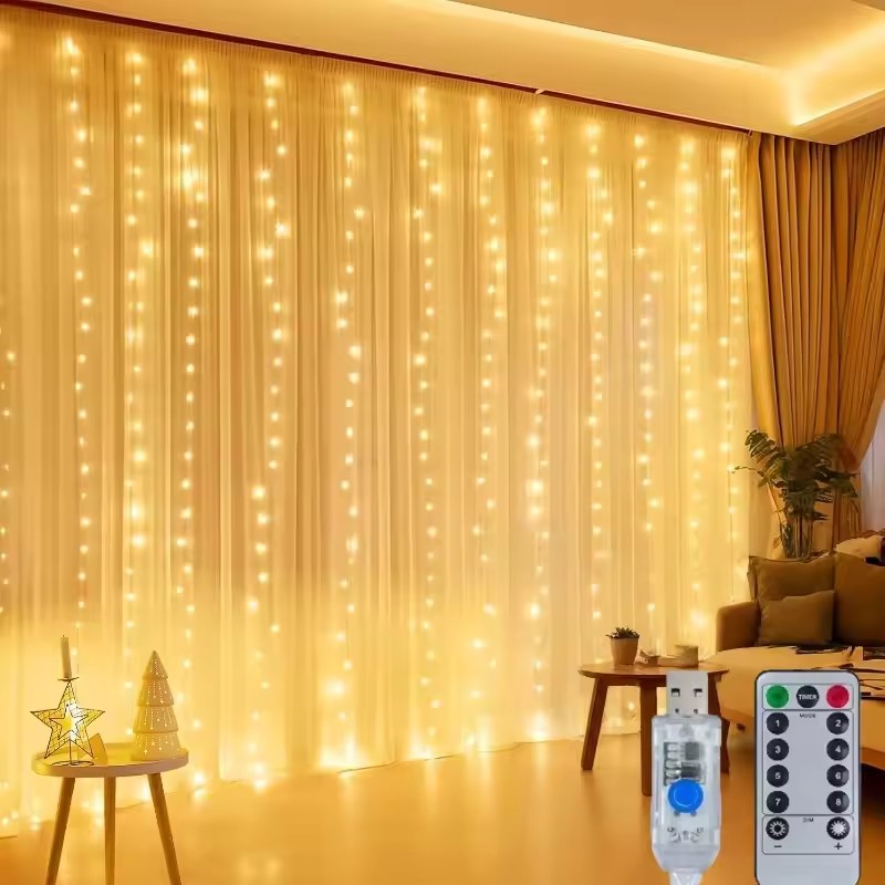 3/4/6m Curtain LED String Ligh - đánh giá và giá Fairy Lights Bedroom