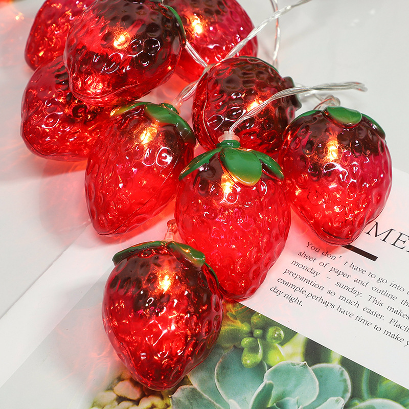 Fruit Strawberry Theme 1.5m 10 - đánh giá và giá Fairy Lights Bedroom