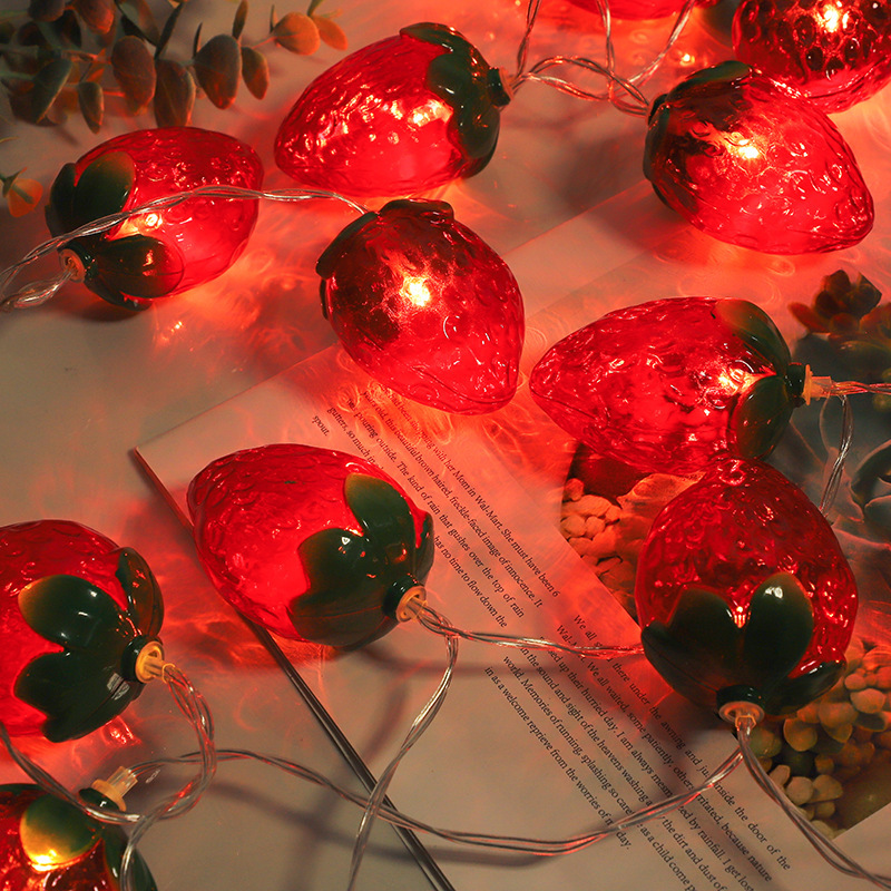 Fruit Strawberry Theme 1.5m 10 - đánh giá và giá Fairy Lights Bedroom