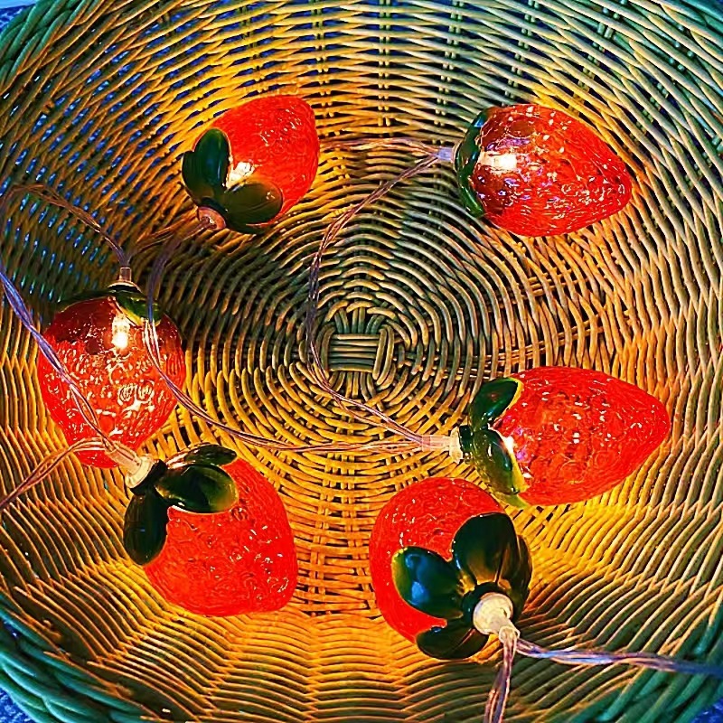 Fruit Strawberry Theme 1.5m 10 - đánh giá và giá Fairy Lights Bedroom