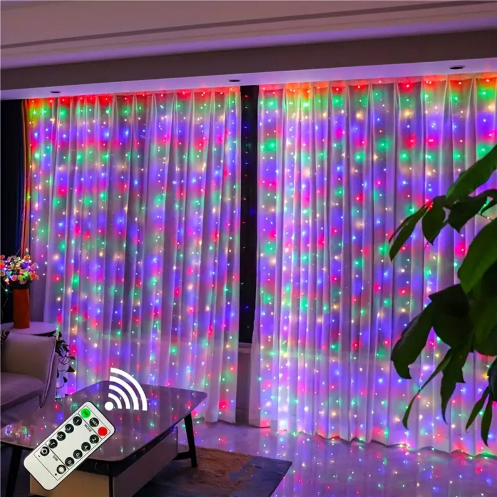 LED Curtain String Lights Garl - đánh giá và giá Fairy Lights Bedroom