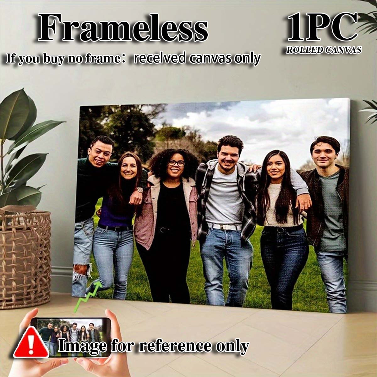 Custom 2D Photo Canvas Wall Ar - đánh giá và giá Home Decor Inspo