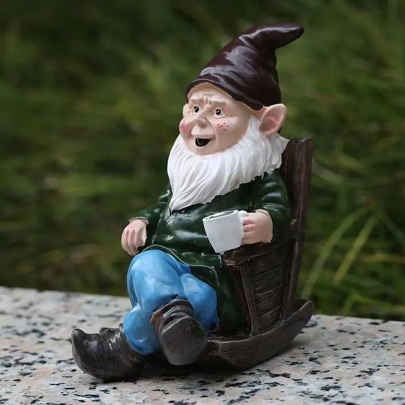 Creative Resin Dwarf Ornament  - đánh giá và giá Home Decor Garden Ideas
