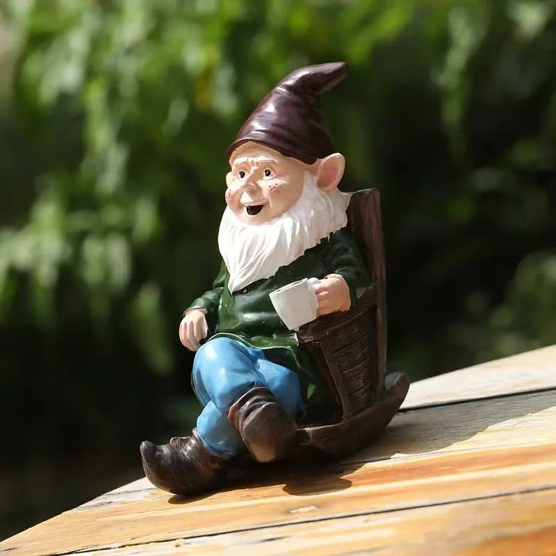 Creative Resin Dwarf Ornament  - đánh giá và giá Home Decor Garden Ideas