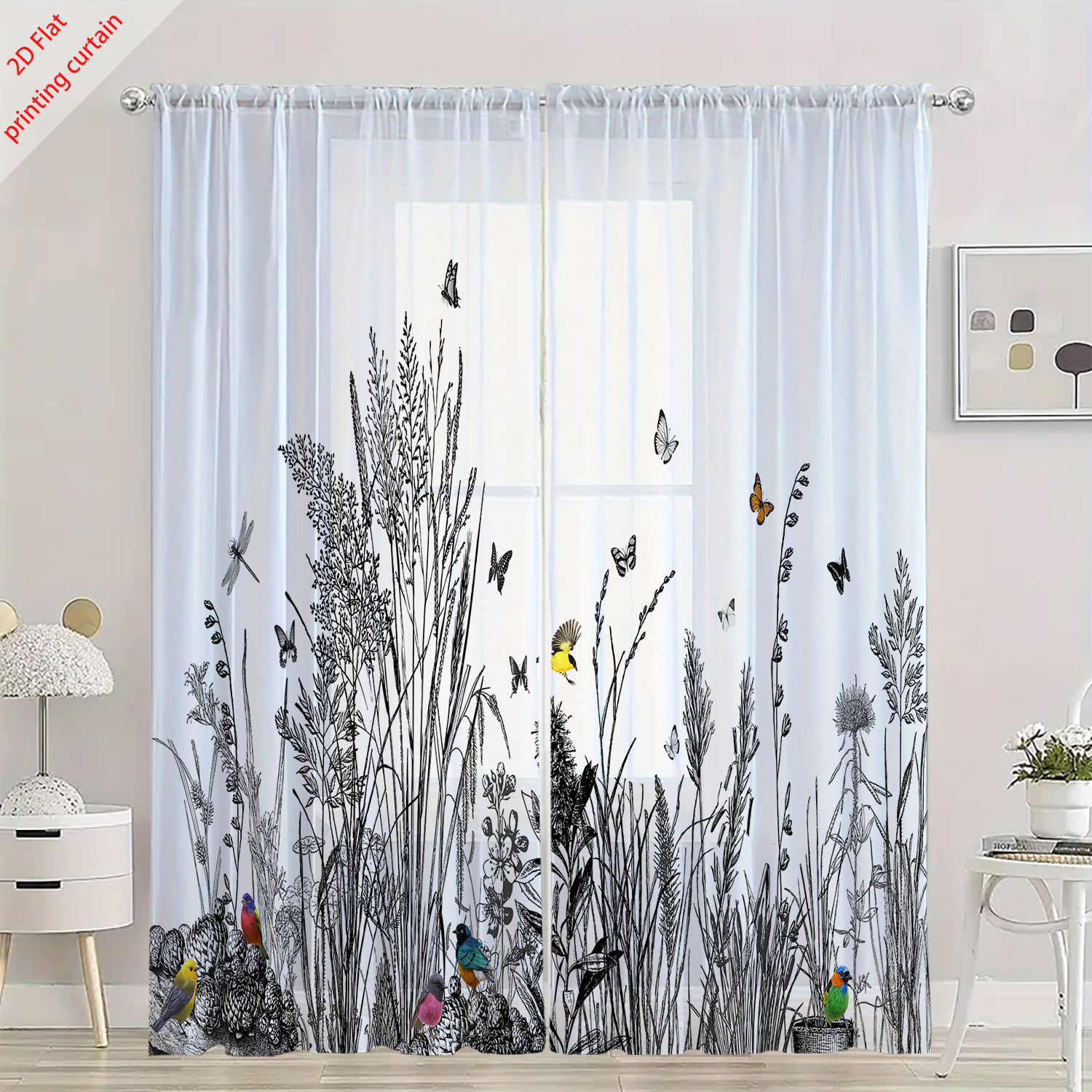 Plant Printed Transparent Scre - đánh giá và giá Home Decor Youtube