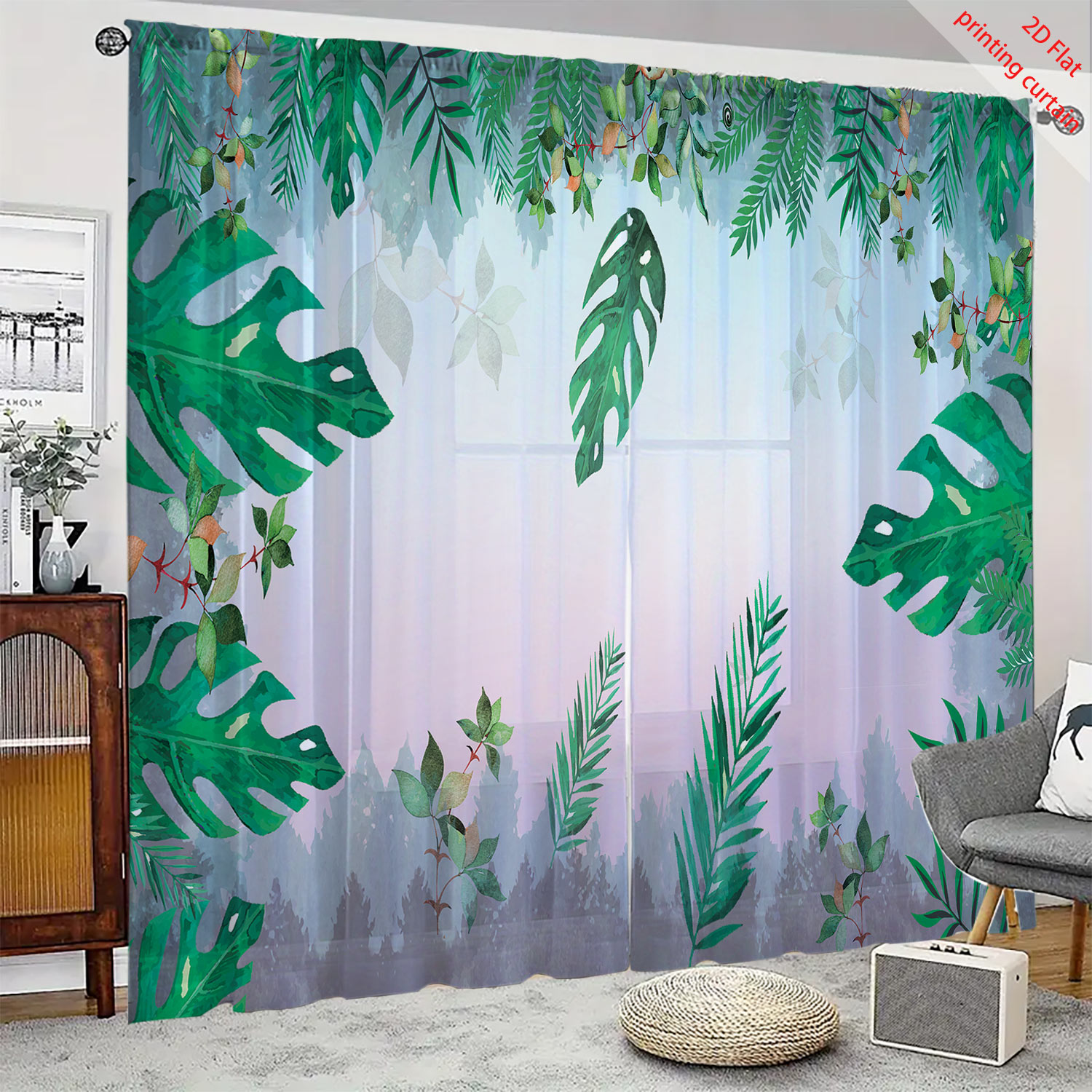 Plant Printed Transparent Scre - đánh giá và giá Home Decor Youtube