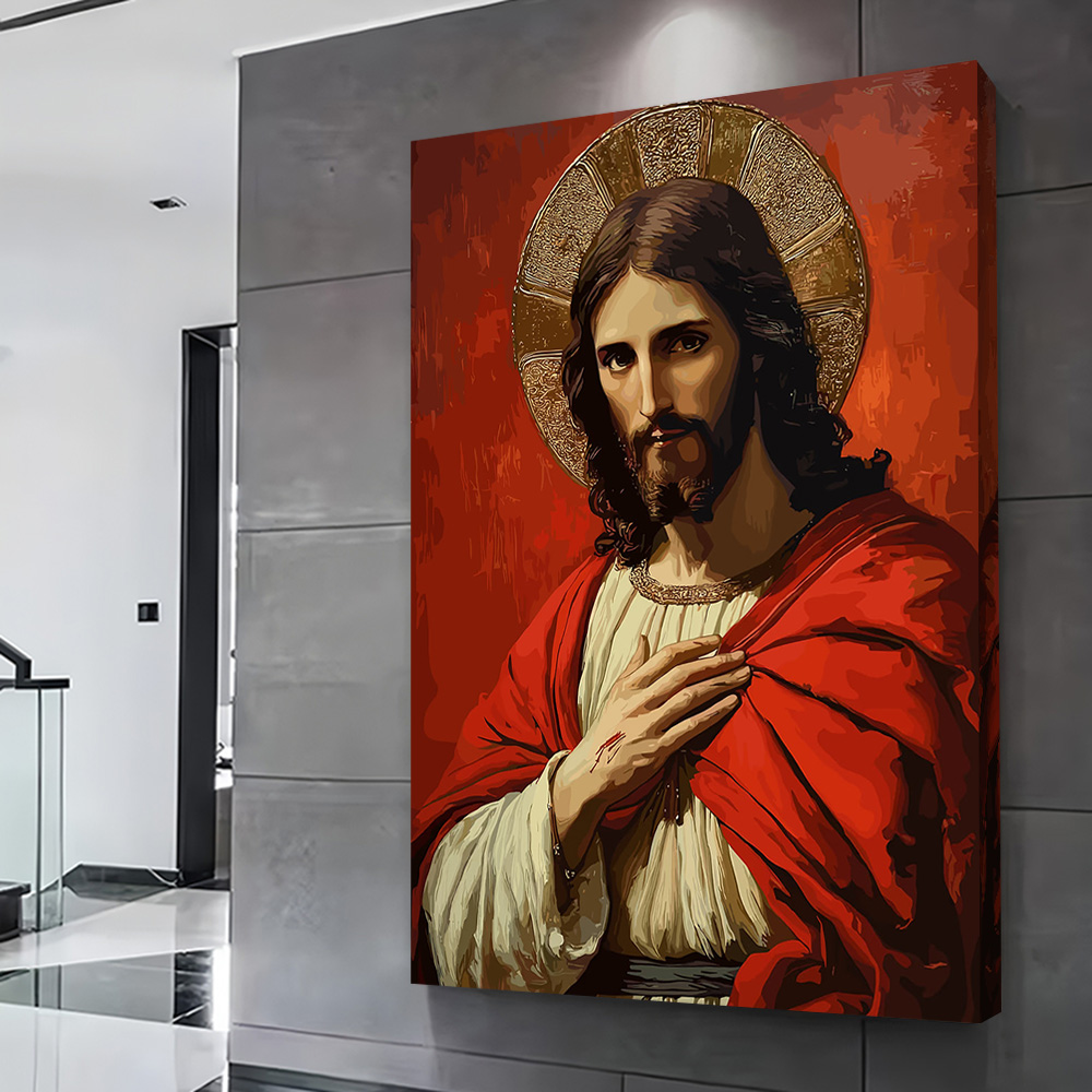 Portrait of Jesus Christ With  - đánh giá và giá Home Decor Jesus
