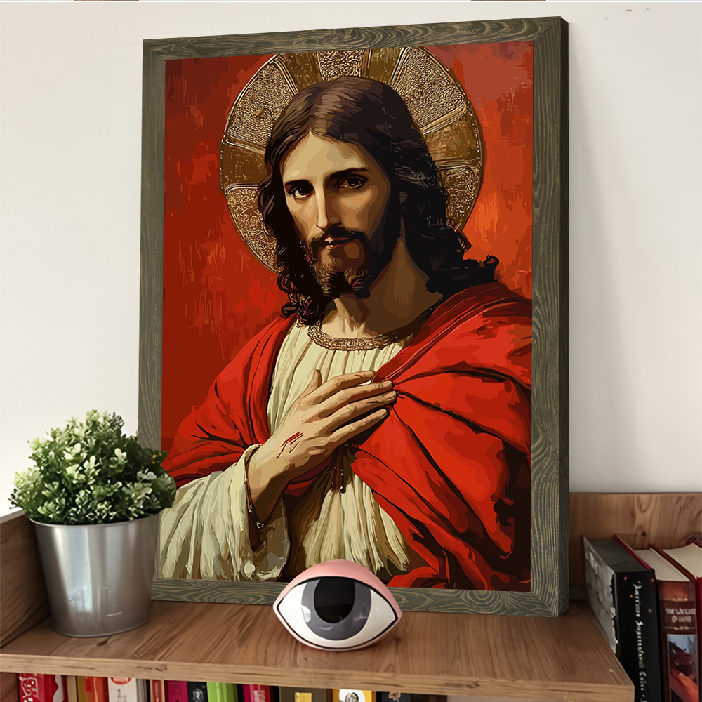 Portrait of Jesus Christ With  - đánh giá và giá Home Decor Jesus