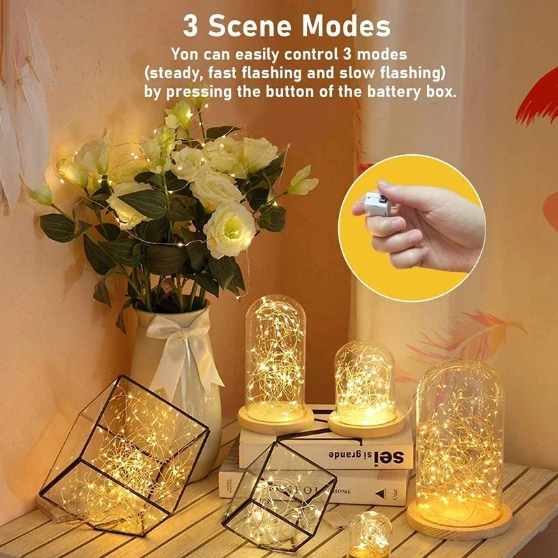 10/100pcs Fairy Lights String  - đánh giá và giá Fairy Lights Bedroom