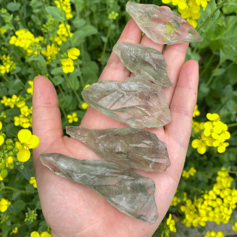 1pc30-70g Natural Green Crysta - đánh giá và giá Home Decor Garden Ideas